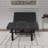 Voice Command Twin Xl Adjustable Base With Charging Ports & Zero Style Bed Metal Structure, Glide Tech 10-30 Min Timer