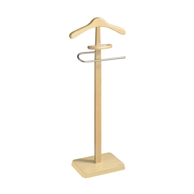 Solid Wood Iron Freestanding Valet Stand