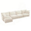 Chenille Covey confortable avec des configurations polyvalentes pour les espaces de vie-842614104