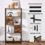 Bibliothèque à 5 niveaux avec armoire de rangement