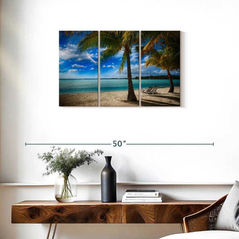 Palmiers de la plage exotique Gillard, H 20 po x l 33 po