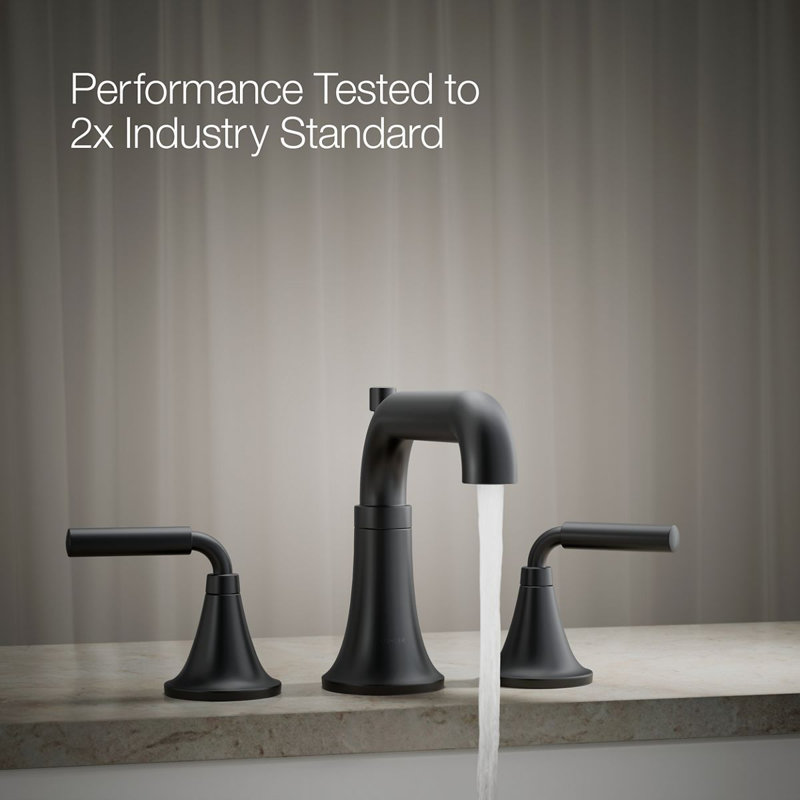 Tone Bath Faucet Trim With Diverter Spout, Matte Black