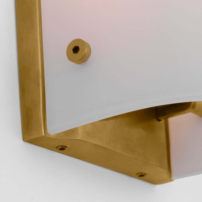 Penhold 1 - Light LED Bath Bar, Soft Brass
