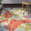 Tapis floral en laine crocheté à la main Emrick-38007203