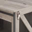 Cage pour chien de ferme avec porte de grange coulissante-863226599
