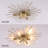 6 - Light 23.82" Dimmable Linear / Sputnik Flush Mount Lighting-104362978