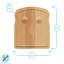 Argon Tableware Wooden Breakfast Board