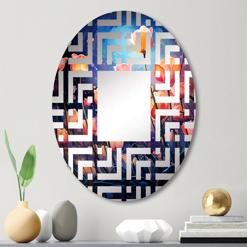 Oval Mirror, 20" W x 30" H