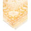 Tapis unique ivoire / orange 6 pi 1 po x 9 pi 5 po Mogul