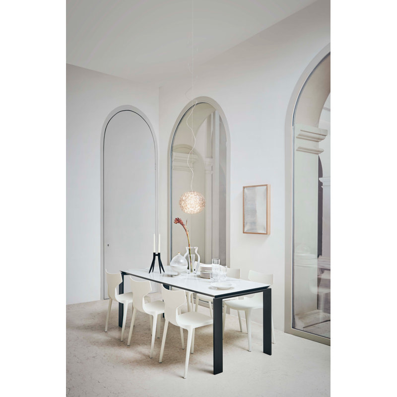 Re-Chair Outdoor Dining Side Chair, White