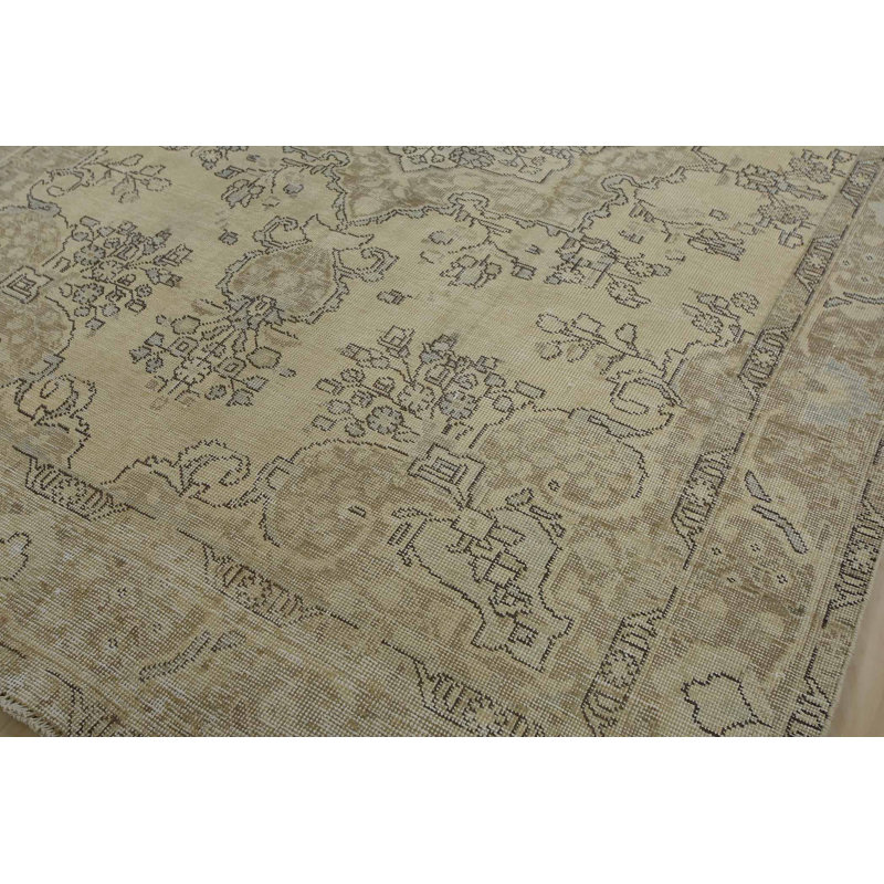 One-of-a-Kind 6'5" X 9'4" Wool Area Rug in Beige