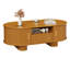 Table basse 47,2 "ovale avec rangement caché, table de centre cannelée de style Mid-Century moderne avec tiroir et portes tambour rondes-129199235-129199233