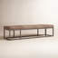 Beaumont Leather Dining Bench-446834594