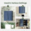 Armoire de rangement moderne avec tablettes réglables-980821157