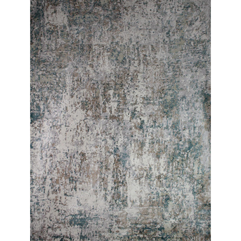 Dilara Area Rug in Grey, Rectangle 7'8" x 10'10"