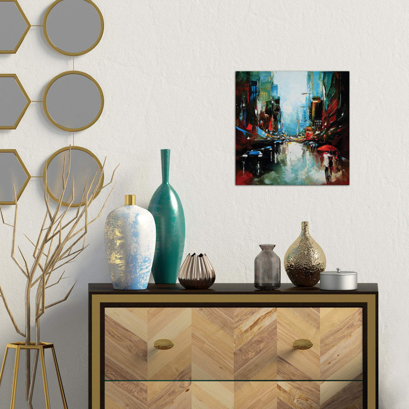 The Love Lies - Wrapped Canvas Painting, 93.98 cm H x 93.98 cm W x 3.175 cm D, Wrapped Canvas