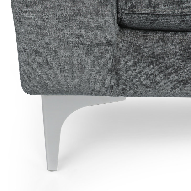 Modern Chaise Lounge, Gray