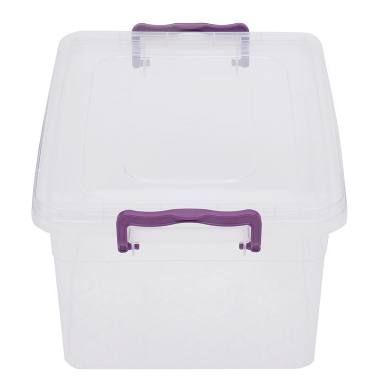 Bac en plastique, H 6 po x l 9 po x P 14 po, 7,5 L