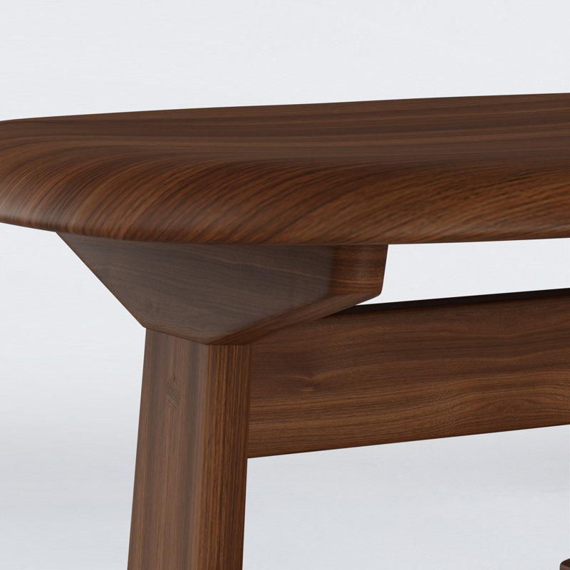 KufenKarl Ottoman, Walnut Dark