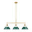 Luminaire suspendu linéaire 3 lumières Alezay-2065657127