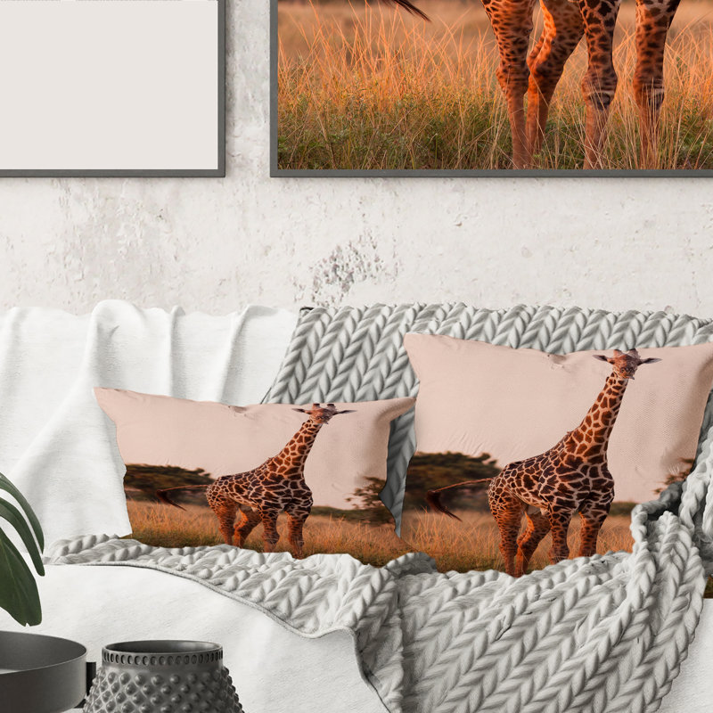 Animal Print Throw Pillow