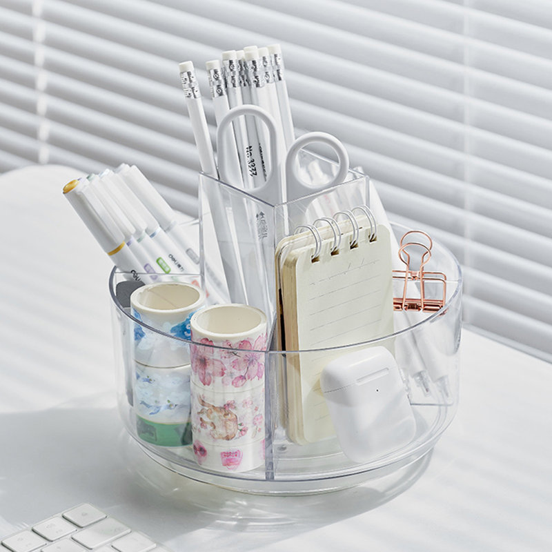 Avard Plastic 5 Compartment Makeup Organizer