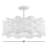Rickey Fabric LED Semi Flush Mount