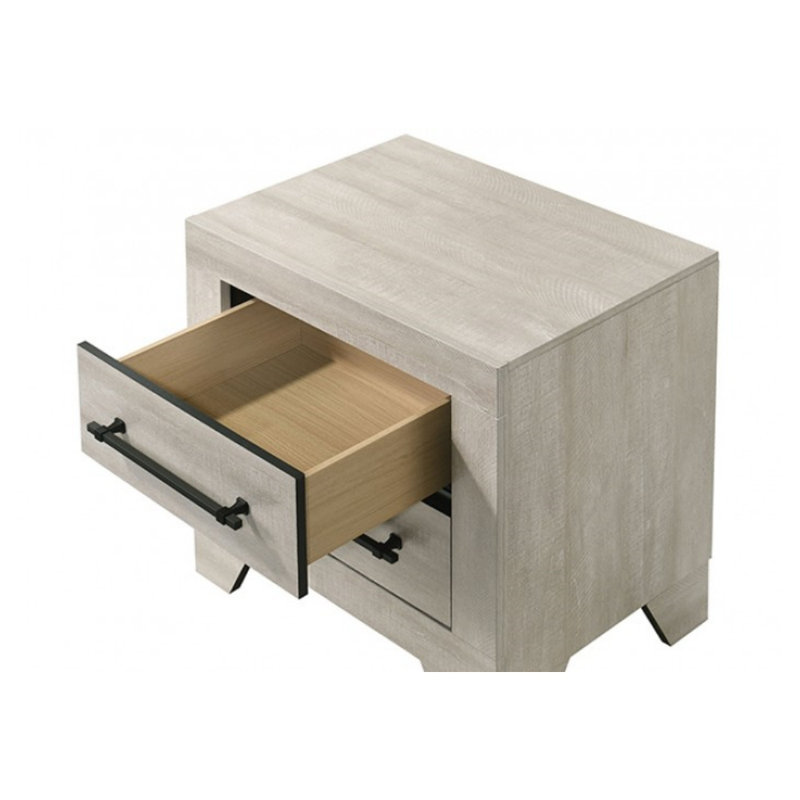 Table de chevet 2 tiroirs Jennilynn