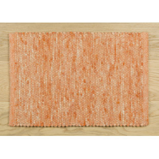 Solid Colour Wool Area Rug
