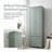 2-Drawer Freestanding Linen Cabinet With Adjustable Shelves-638627461
