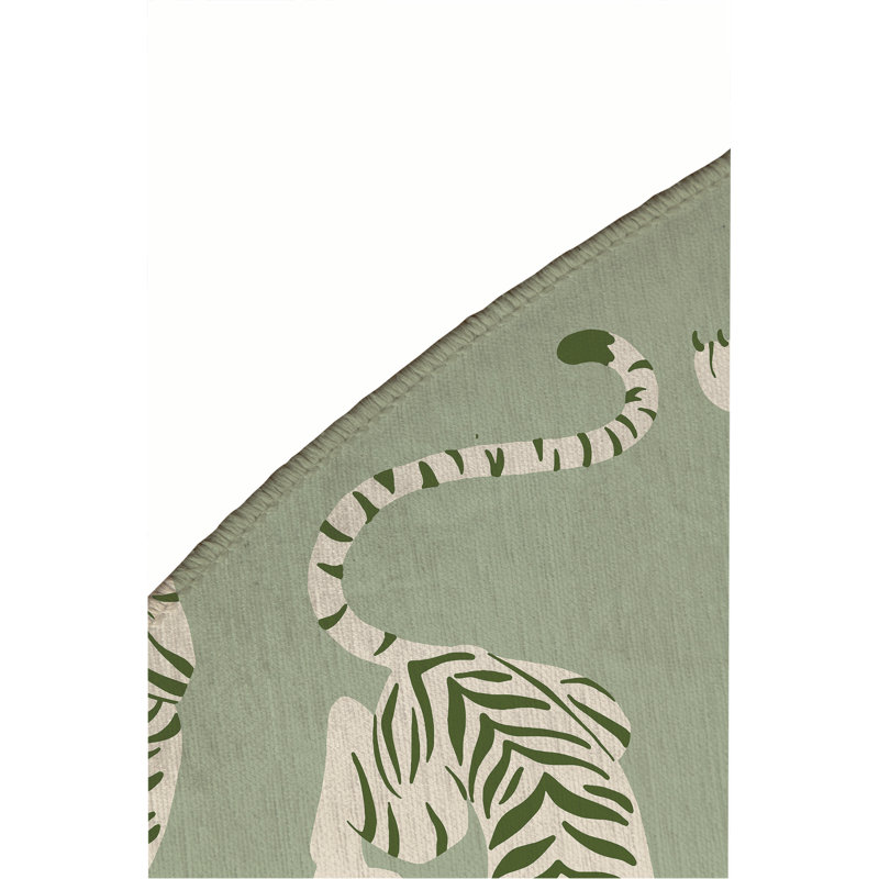 Tapis Hey Tiger, Rond 5 pi