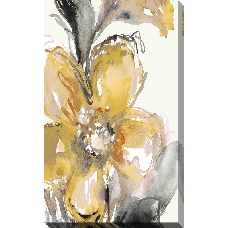 " Bright Blooms I " Painting Print, 40" H x 18" W x 1" D