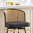 Cane Back Swivel Upholstered Counter & Bar Stool-1952976730-1952976732