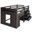 Lit mezzanine Safe Safe avec armoire de rangement fonctionnelle et tablette - coloré - et polyvalent-1766992300