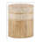 Malvina 15" Round Mango Wood End Table, Natural