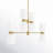 Eugenie Modern Gold 6-Light Chandelier with Opal Glass Shades