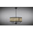 Amoriah 5 - Light Matte Black Drum Pendant