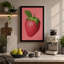 Strawberry Study Botanical - Wrapped Canvas-401648112-401648117
