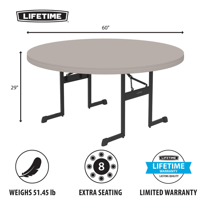 60'' Circular Portable Banquet Table