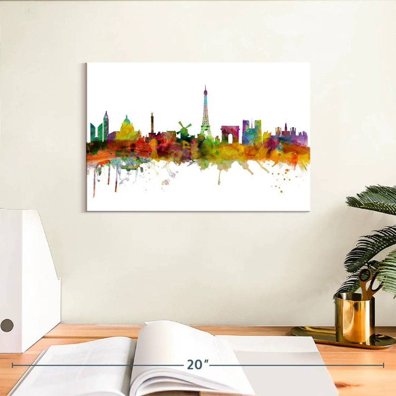 Paris, France, horizon VI, H 8 po x l 12 po
