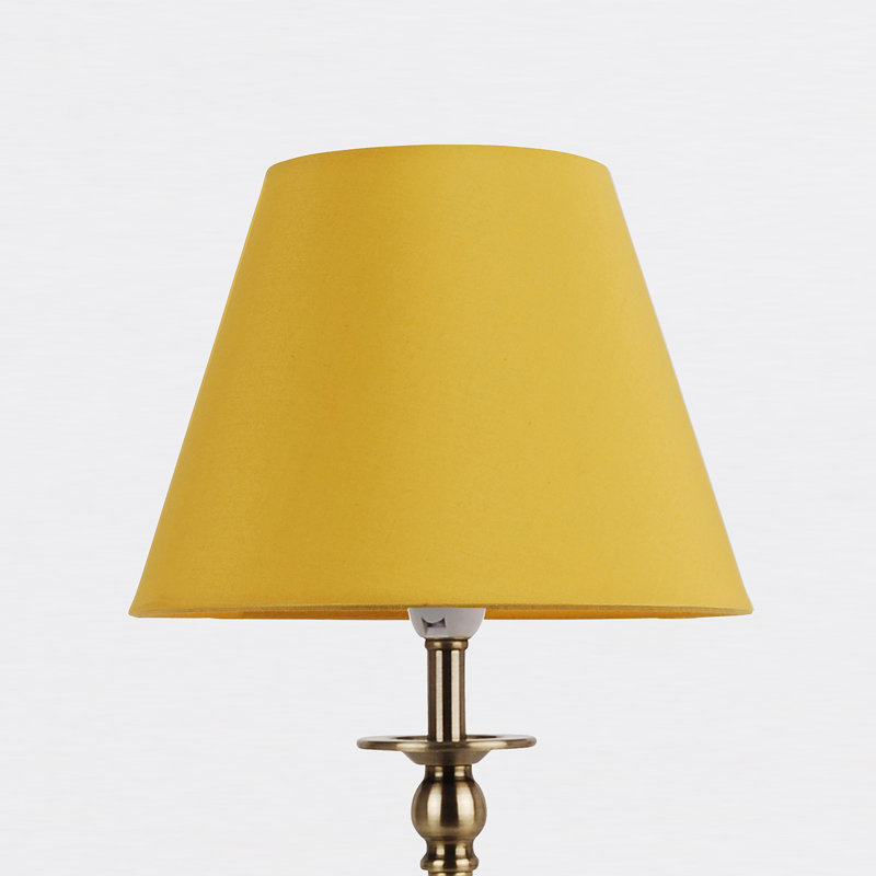Avocet Metal Lamp, Chrome, Ochre