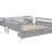 Gray Twin Over Full Bunk Bed With Stable Construction & Handy Storage Drawers Structure Options-2026192325