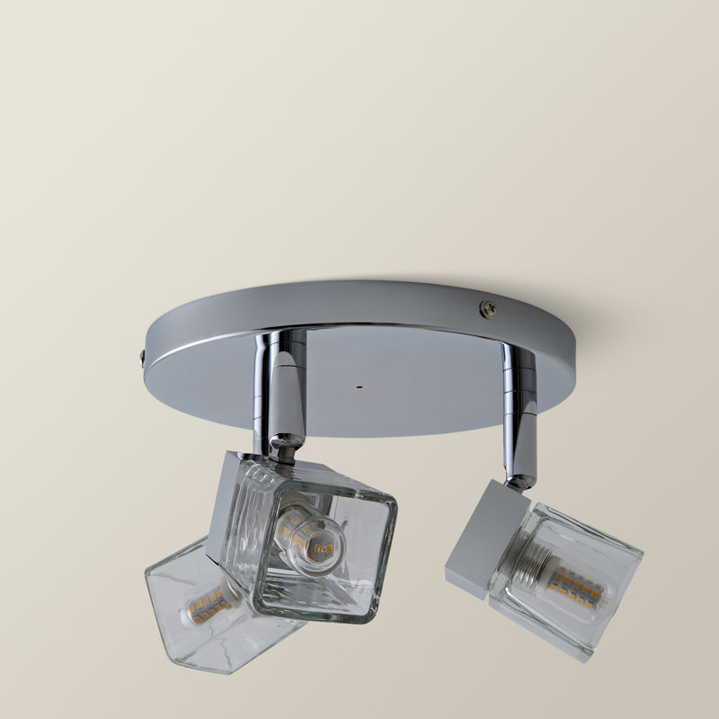 Eshleman Glass Spotlight, Polished Chrome, No