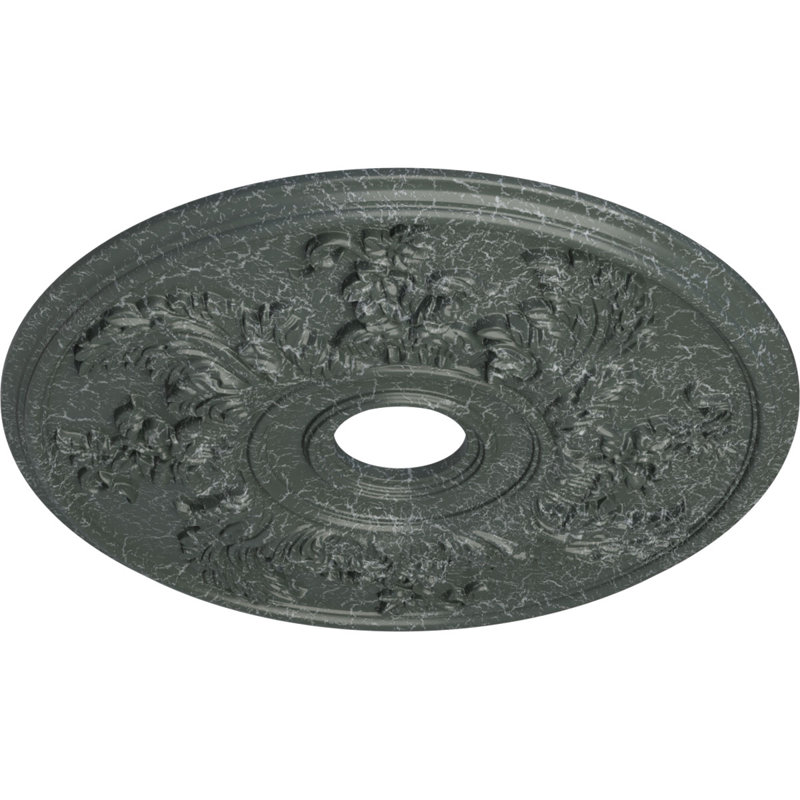 Médaillon Endurathane Acanthus Twist, Craquelure vert athénien
