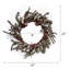 Couronne de pin 22 po rustique fêtes