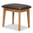 Brown Wood Dressing Table Vanity With Flip-Top Mirror, Stool And Three Drawers For Polished Makeup Place Solid Mirror & Stool, Sophisticated Area-1837879535