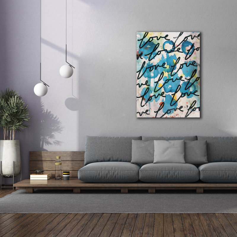 Toile épique Graffiti «Lots Of Love 2» par Kent Youngstrom, 40 po x 54 po, H 54 po x l 40 po