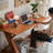Burlywood Rectangular Solid Wood desks-107856939