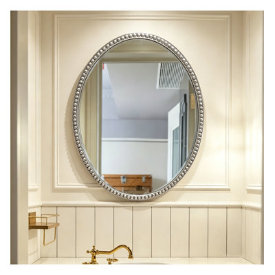 Miroir de salle de bain ovale