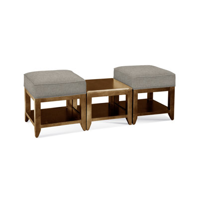 Elements Upholstered Cube Ottoman